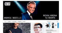 Desktop Screenshot of concerts.dk